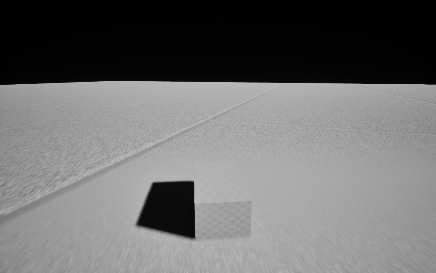 Vehicle mid-turn with visible shadow